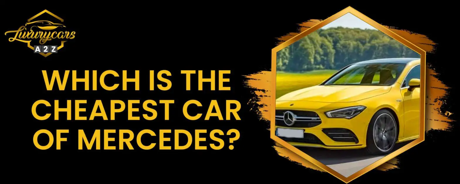 Jaki jest najtańszy samochód marki Mercedes?