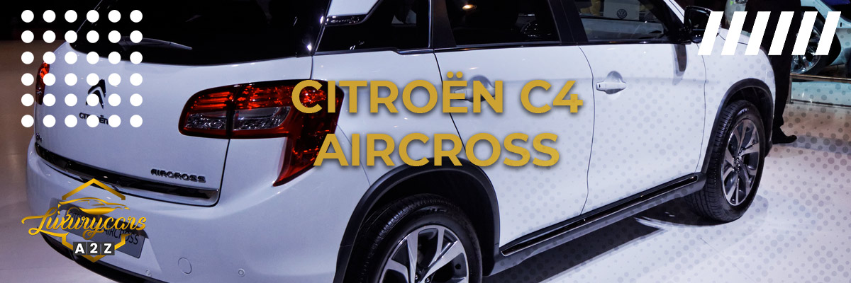 Czy Citroën C4 Aircross to dobry samochód?